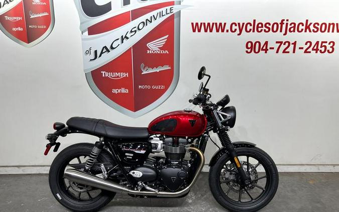 2023 Triumph Speed Twin 900 Chrome Edition Red Hopper