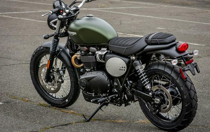 2023 Triumph Scrambler 900 Matte Khaki Green