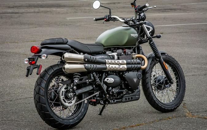 2023 Triumph Scrambler 900 Matte Khaki Green