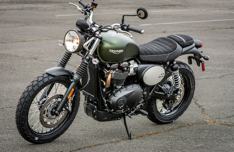 2023 Triumph Scrambler 900 Matte Khaki Green