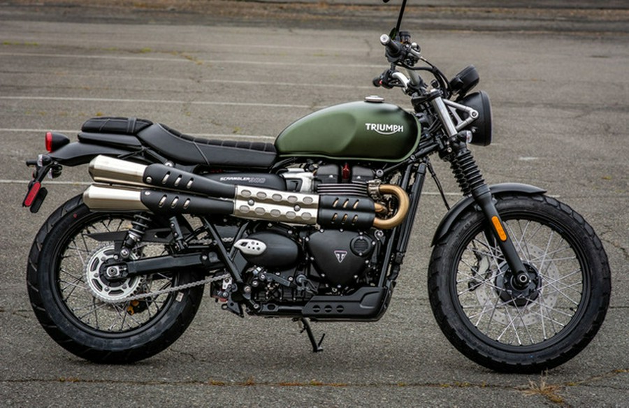 2023 Triumph Scrambler 900 Matte Khaki Green