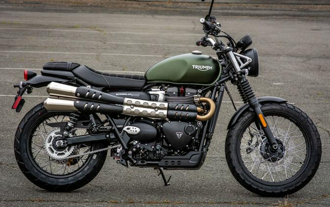 2023 Triumph Scrambler 900 Matte Khaki Green