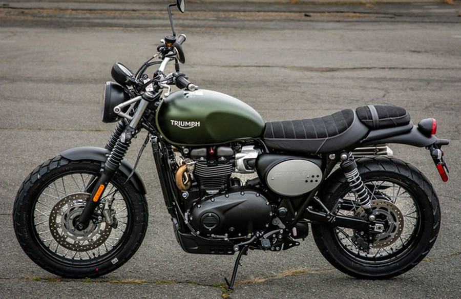 2023 Triumph Scrambler 900 Matte Khaki Green