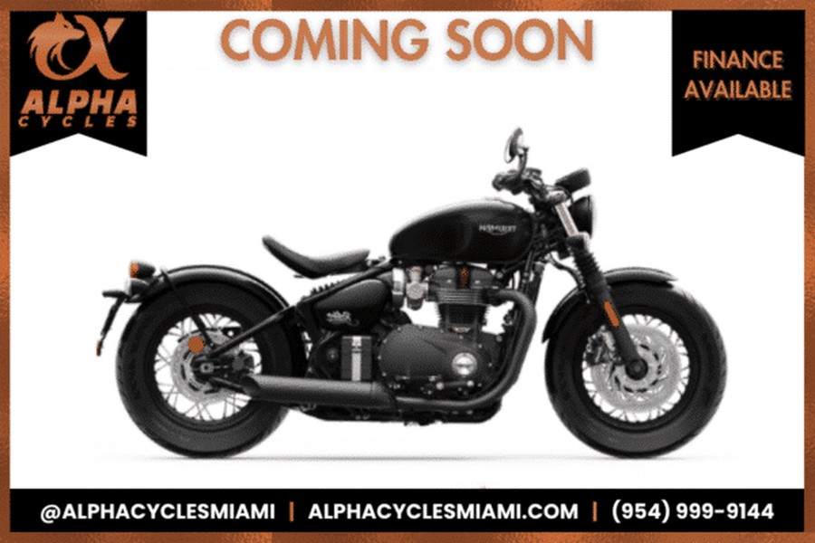 2018 TRIUMPH BONNEVILLE BOBBER BLACK