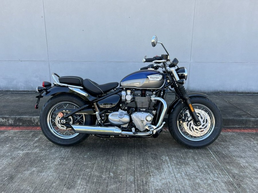 2024 Triumph Bonneville Speedmaster Pacific Blue/Silver Ice