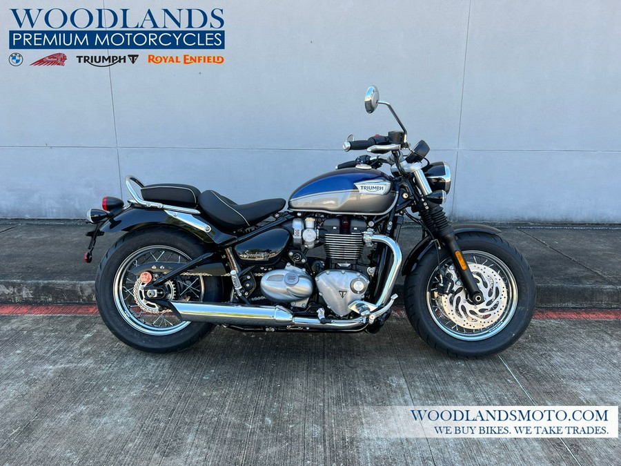 2024 Triumph Bonneville Speedmaster Pacific Blue/Silver Ice