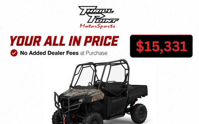 2026 Honda Pioneer 700 Forest