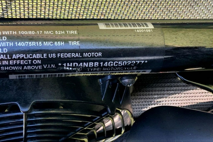 2016 Harley-Davidson XG750 - Street 750