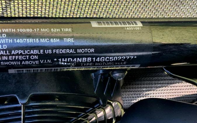 2016 Harley-Davidson XG750 - Street 750