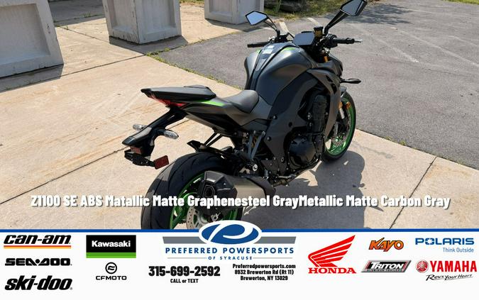 2026 Z1100 SE ABS Matallic Matte Graphenesteel Gray/Metallic Matte Carbon Gray - Kawasaki