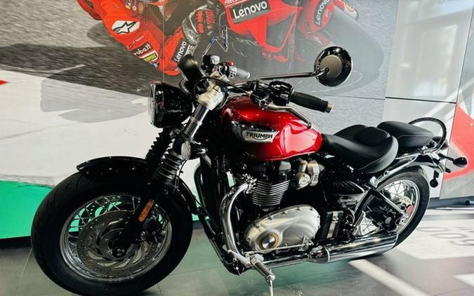 2023 Triumph Bonneville Speedmaster Cordovan Red