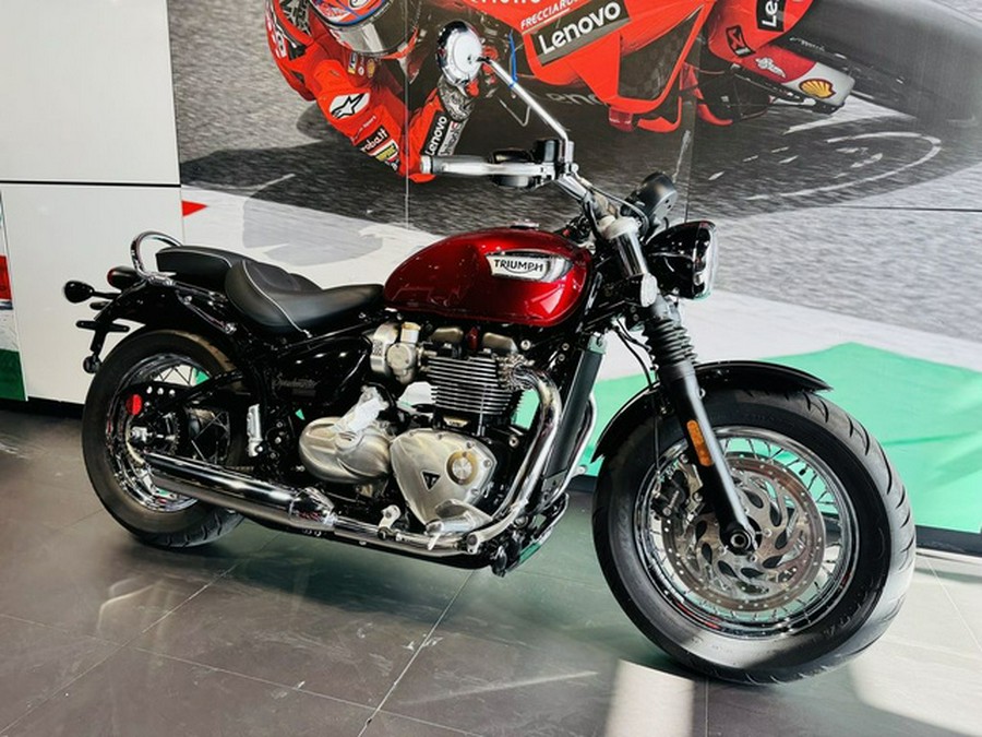 2023 Triumph Bonneville Speedmaster Cordovan Red