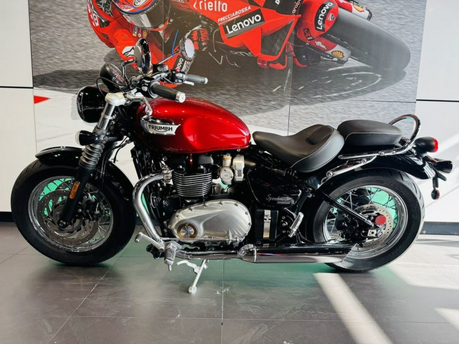 2023 Triumph Bonneville Speedmaster Cordovan Red