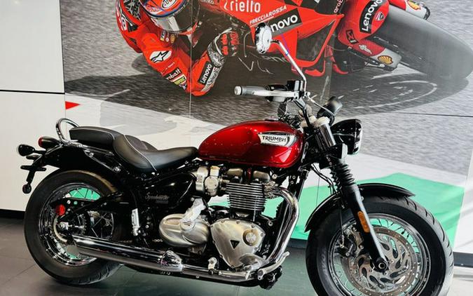 2023 Triumph Bonneville Speedmaster Cordovan Red