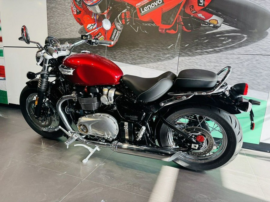 2023 Triumph Bonneville Speedmaster Cordovan Red