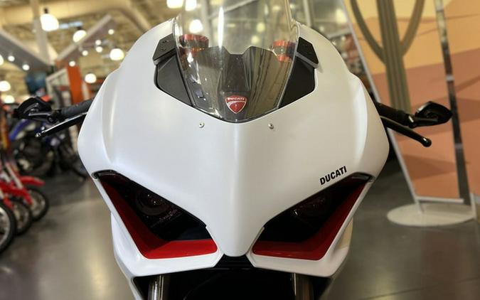 2023 Ducati Panigale V2 White Rosso Livery V2