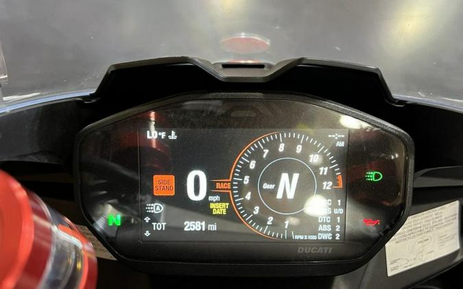 2023 Ducati Panigale V2 White Rosso Livery V2
