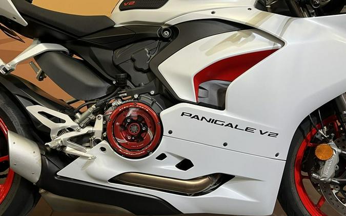 2023 Ducati Panigale V2 White Rosso Livery V2