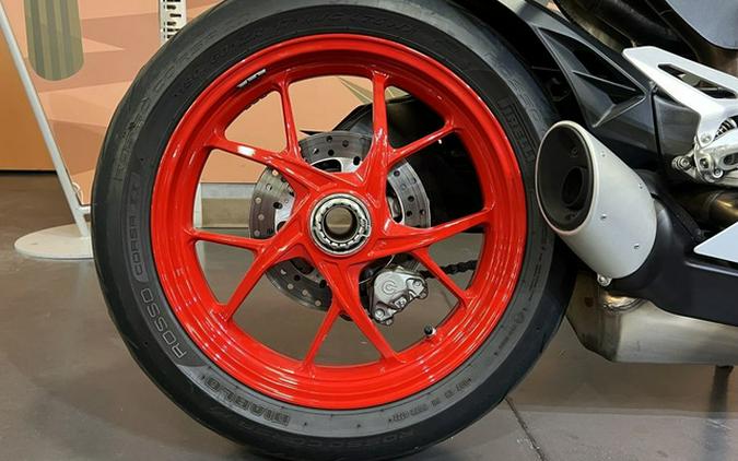 2023 Ducati Panigale V2 White Rosso Livery V2