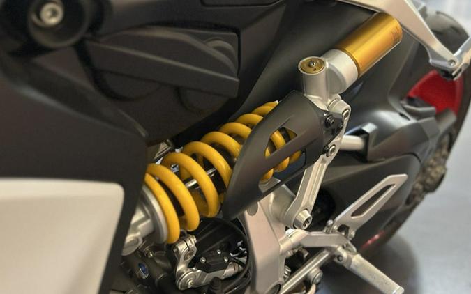 2023 Ducati Panigale V2 White Rosso Livery V2