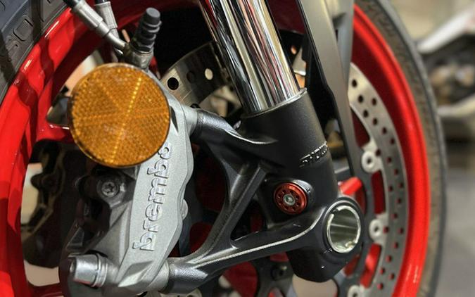 2023 Ducati Panigale V2 White Rosso Livery V2