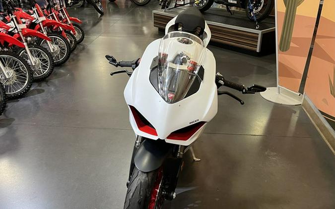 2023 Ducati Panigale V2 White Rosso Livery V2