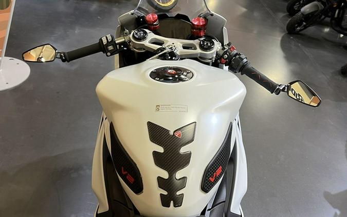 2023 Ducati Panigale V2 White Rosso Livery V2