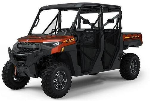 New 2025 POLARIS RANGER CREW XP 1000 PREMIUM ORANGE RUST