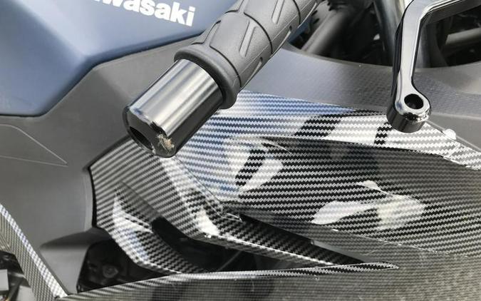 2023 Kawasaki Ninja® 400 Metallic Magnetic Dark Gray/Twilight Blue