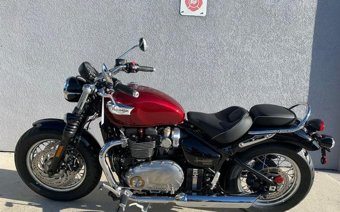 2023 Triumph Bonneville Speedmaster Cordovan Red