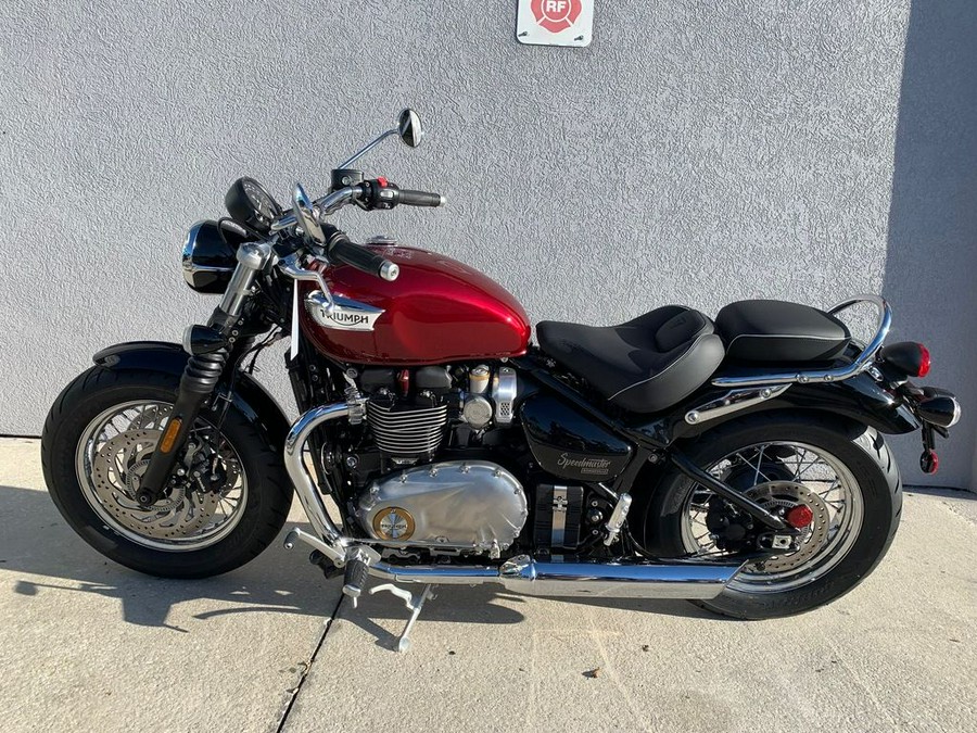 2023 Triumph Bonneville Speedmaster Cordovan Red