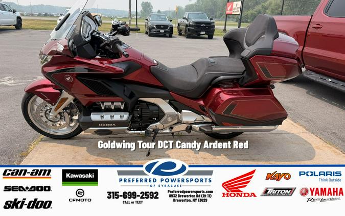 2026 Goldwing Tour DCT Candy Ardent Red - Honda