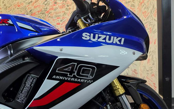 2026 Suzuki GSX-R 750 40Th Anniversary