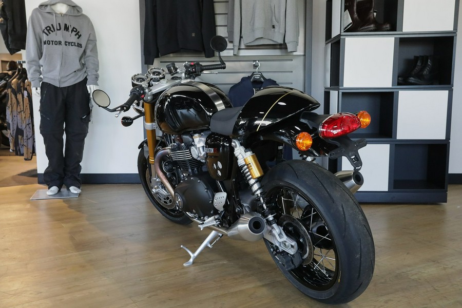 2024 Triumph Thruxton RS Jet Black/Silver Ice