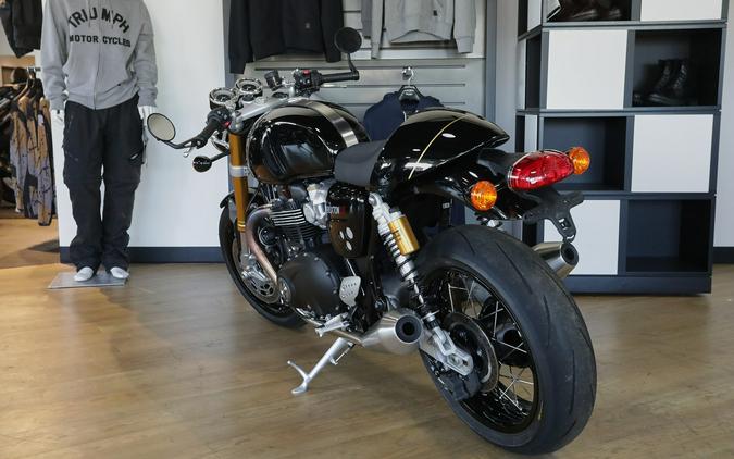 2024 Triumph Thruxton RS Jet Black/Silver Ice