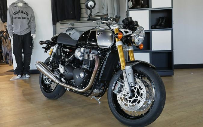 2024 Triumph Thruxton RS Jet Black/Silver Ice