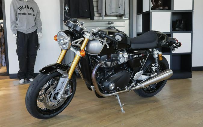 2024 Triumph Thruxton RS Jet Black/Silver Ice