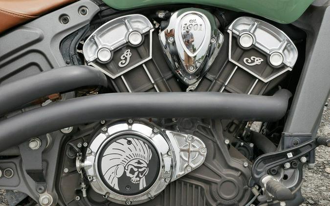 2019 Indian Scout ABS Willow Green / Ivory Cream