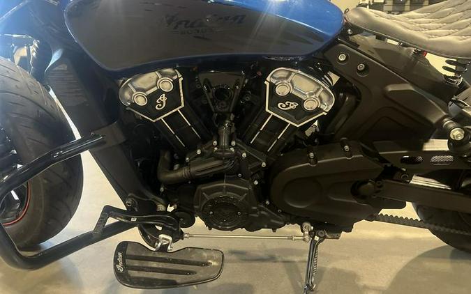 2019 Indian Motorcycle® Scout® Bobber Icon Series Brilliant Blue/Black Wet Slide