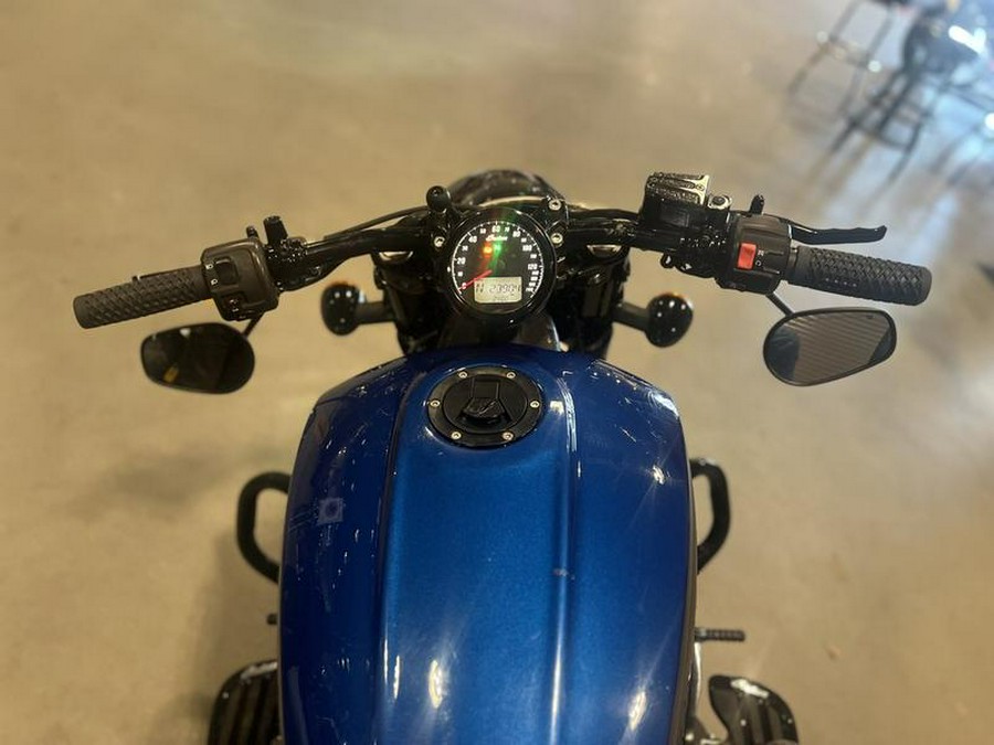 2019 Indian Motorcycle® Scout® Bobber Icon Series Brilliant Blue/Black Wet Slide