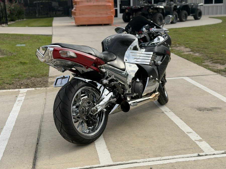 2008 Kawasaki ZX1400-C Metallic Flat Spark Black/Metallic Persimmon Red - A000393