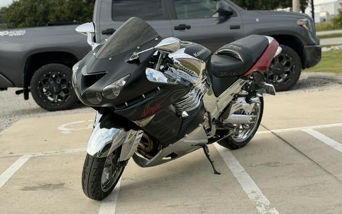 2008 Kawasaki ZX1400-C Metallic Flat Spark Black/Metallic Persimmon Red - A000393
