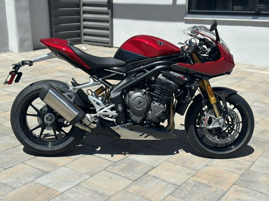 2024 Triumph Speed Triple 1200 RR Red Hopper Storm Grey