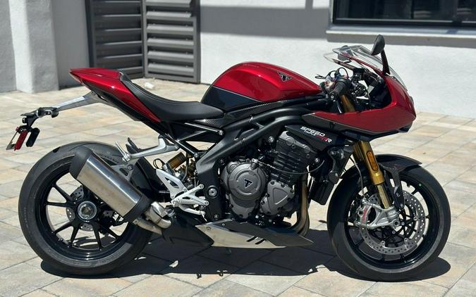 2024 Triumph Speed Triple 1200 RR Red Hopper Storm Grey