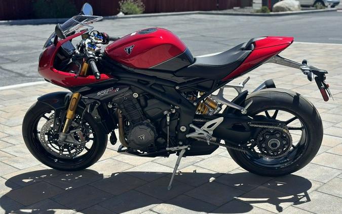 2024 Triumph Speed Triple 1200 RR Red Hopper Storm Grey