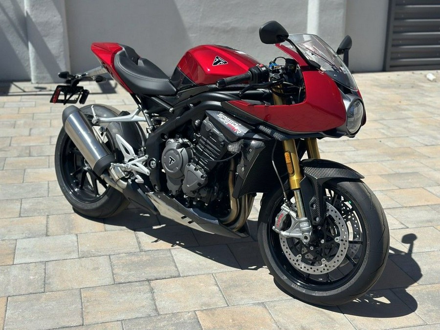 2024 Triumph Speed Triple 1200 RR Red Hopper Storm Grey