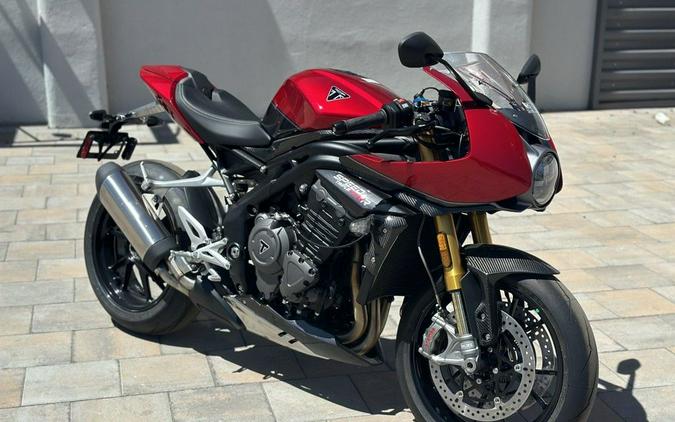 2024 Triumph Speed Triple 1200 RR Red Hopper Storm Grey