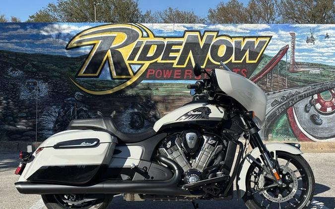 2026 Indian Chieftain PowerPlus Dark Horse 112 w/PowerBand Chalk with Black Metallic