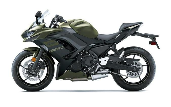 2024 Kawasaki Ninja® 650 Metallic Covert Green/Metallic Spark Black