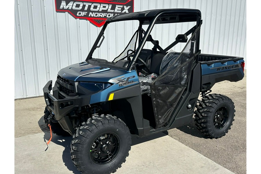 2025 Polaris Industries RANGER XP 1000 PREMIUM - BLUE SLATE METALLIC SMOKE